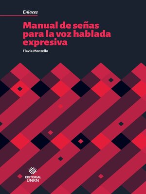 cover image of Manual de señas para la voz hablada expresiva